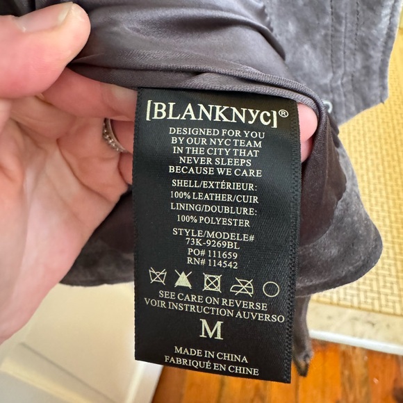 Blank NYC Suede Moto Jacket: Excellent condition! - Picture 5 of 14